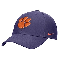 Youth Nike Purple Clemson Tigers 2024 Sideline Club Adjustable Hat