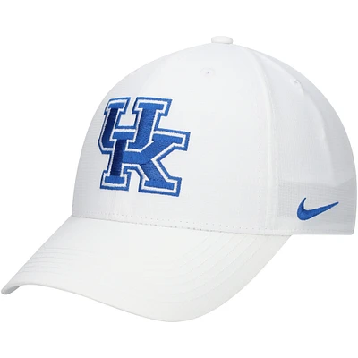 Youth Nike White Kentucky Wildcats 2024 Sideline Club Adjustable Hat