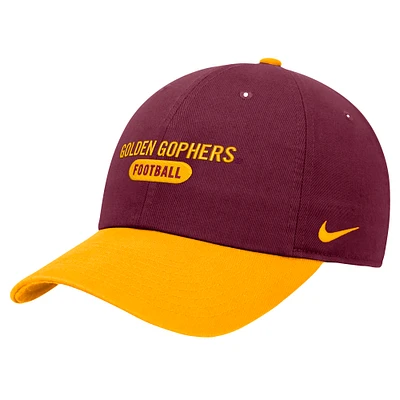 Men's Nike Maroon Minnesota Golden Gophers Colorblock Club Adjustable Hat