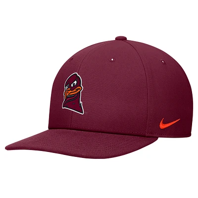 Men's Nike Maroon Virginia Tech Hokies Pro Snapback Hat