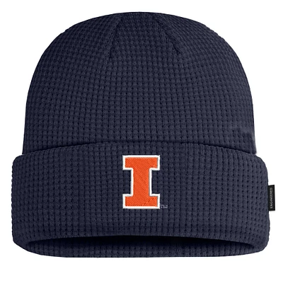 Men's Nike Navy Illinois Fighting Illini 2024 Sideline Terra Cuffed Knit Hat