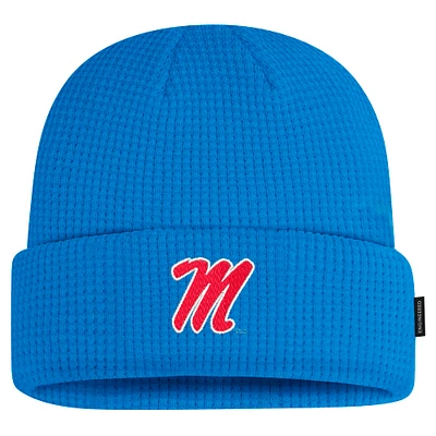 Men's Nike Powder Blue Ole Miss Rebels 2024 Sideline Terra Cuffed Knit Hat