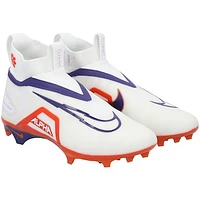 Clemson Tigers Team-Issued White/ Alpha Elite Nike Cleats from the Football Program