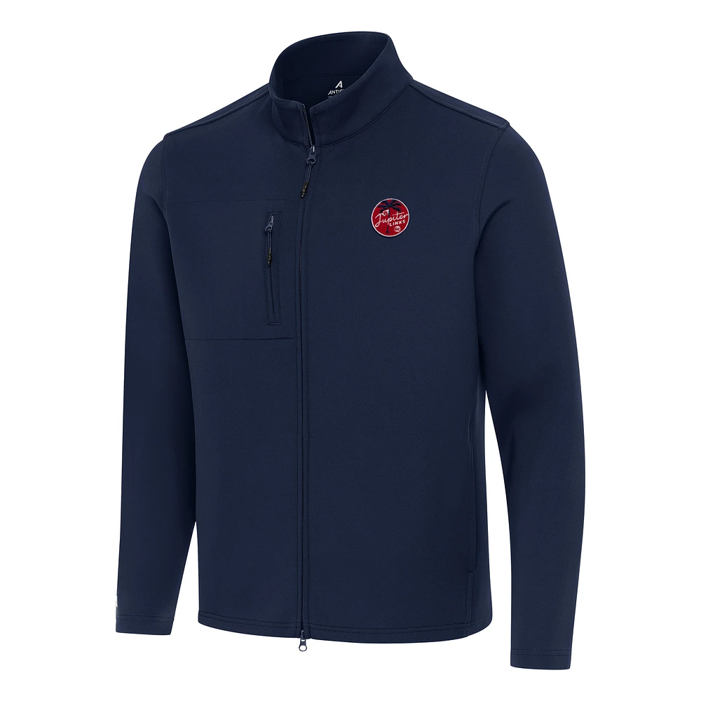 Men's Antigua Navy TGL Jupiter Links Golf Club Objection Full-Zip Jacket