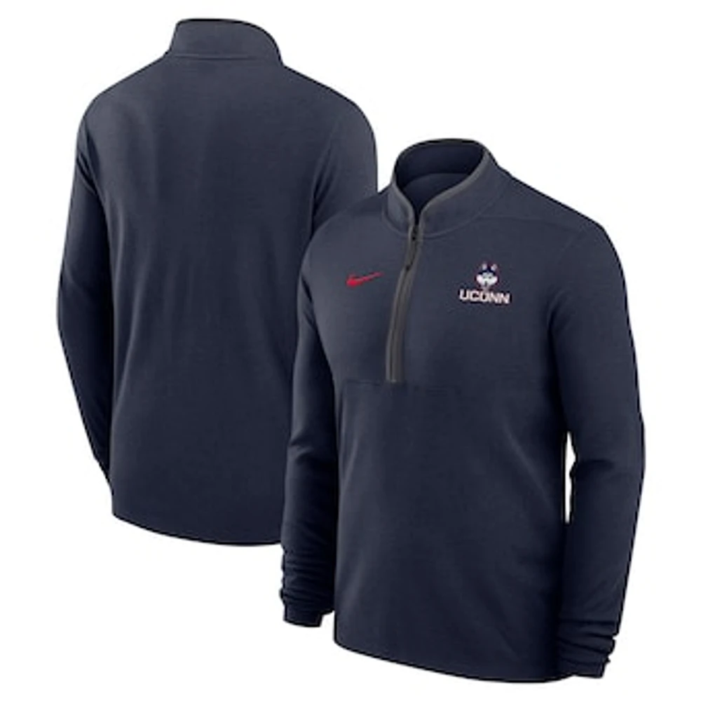 Men's Nike Navy UConn Huskies Victory Quarter-Zip Jacket