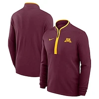 Men's Nike Maroon Minnesota Golden Gophers Victory Performance Quarter-Zip Top