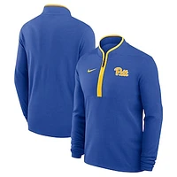 Men's Nike Royal Pitt Panthers Victory Quarter-Zip Jacket