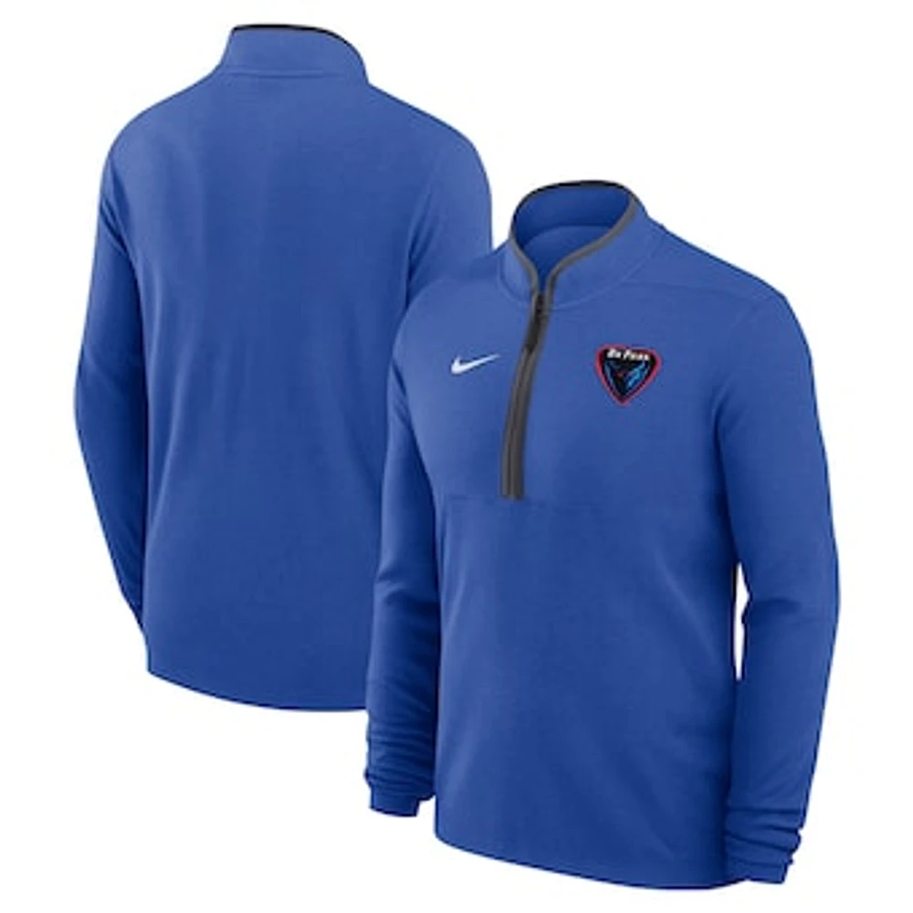 Men's Nike Royal DePaul Blue Demons Victory Quarter-Zip Jacket