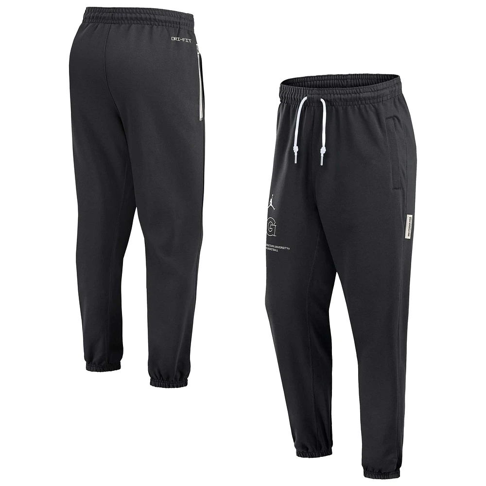 Men's Jordan Brand Black Georgetown Hoyas Travel Performance Pants