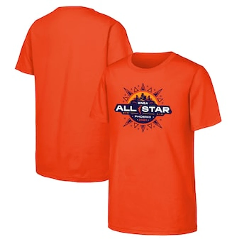 Youth Orange 2024 WNBA All-Star Game Primary Logo T-Shirt