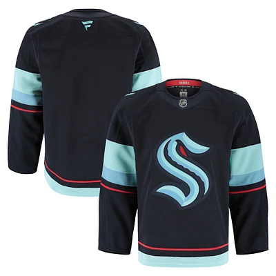 Men's Fanatics Deep Sea Blue Seattle Kraken Home Authentic Pro Jersey