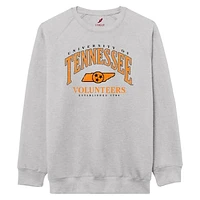 Men's League Collegiate Wear Heather Gray Tennessee Volunteers Tall Arch Essential 2.0 Pullover Sweatshirt