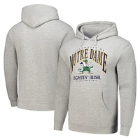 Men's Heather Gray Notre Dame Fighting Irish Tall Arch Essential Pullover Hoodie