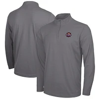 Men's Nike Charcoal 2024 WNBA All-Star Game Intensity Performance Quarter-Zip Pullover Top