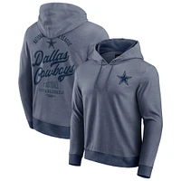 Men's Darius Rucker Collection by Fanatics Navy Dallas Cowboys Tonal Knit Pullover Hoodie