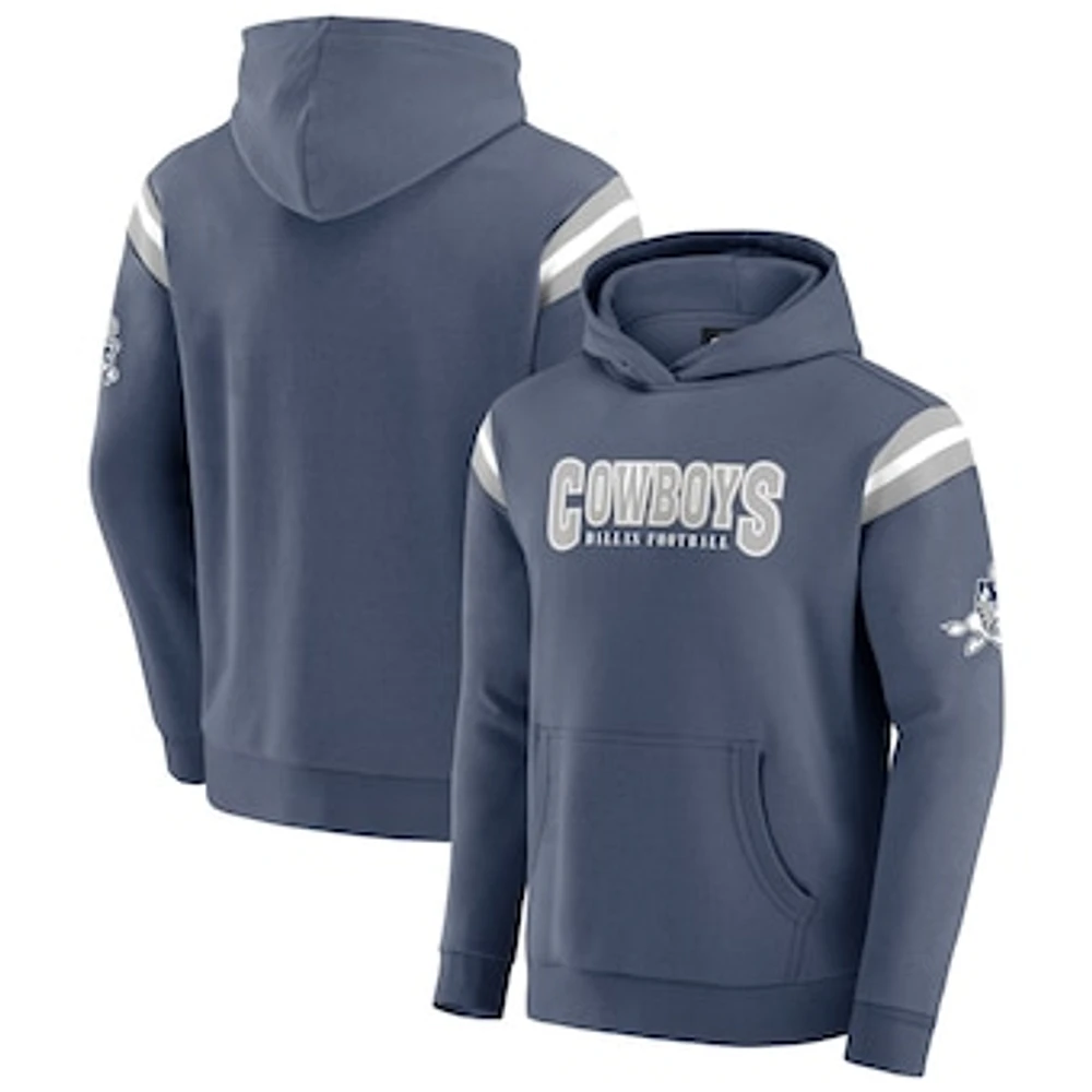 Men's Darius Rucker Collection by Fanatics Navy Dallas Cowboys Throwback Pullover Hoodie