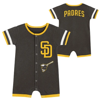 Infant  Brown San Diego Padres Double Hit Coverall 2-Piece Set