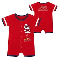 Infant  Red St. Louis Cardinals Double Hit Coverall 2-Piece Set
