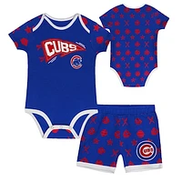 Infant  Royal Chicago Cubs On Deck 2-Piece Diaper Cover Set