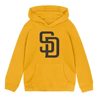 Toddler Gold San Diego Padres Primary Logo Fleece Pullover Hoodie