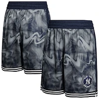 Youth Navy/Gray New York Yankees Outfielder Shorts