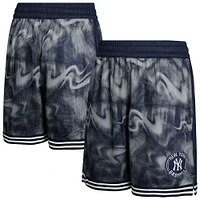 Youth Navy/Gray New York Yankees Outfielder Shorts