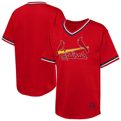 Youth Red St. Louis Cardinals Relief Pitcher V-Neck T-Shirt