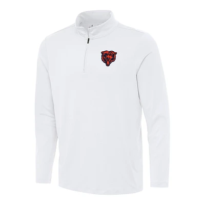 Men's Antigua Chicago Bears Reprocess Quarter-Zip Top