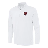 Men's Antigua Chicago Bears Reprocess Quarter-Zip Top