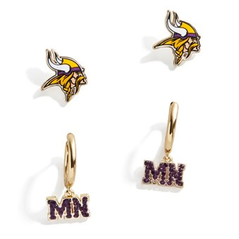 BaubleBar Minnesota Vikings Set of Two Earrings