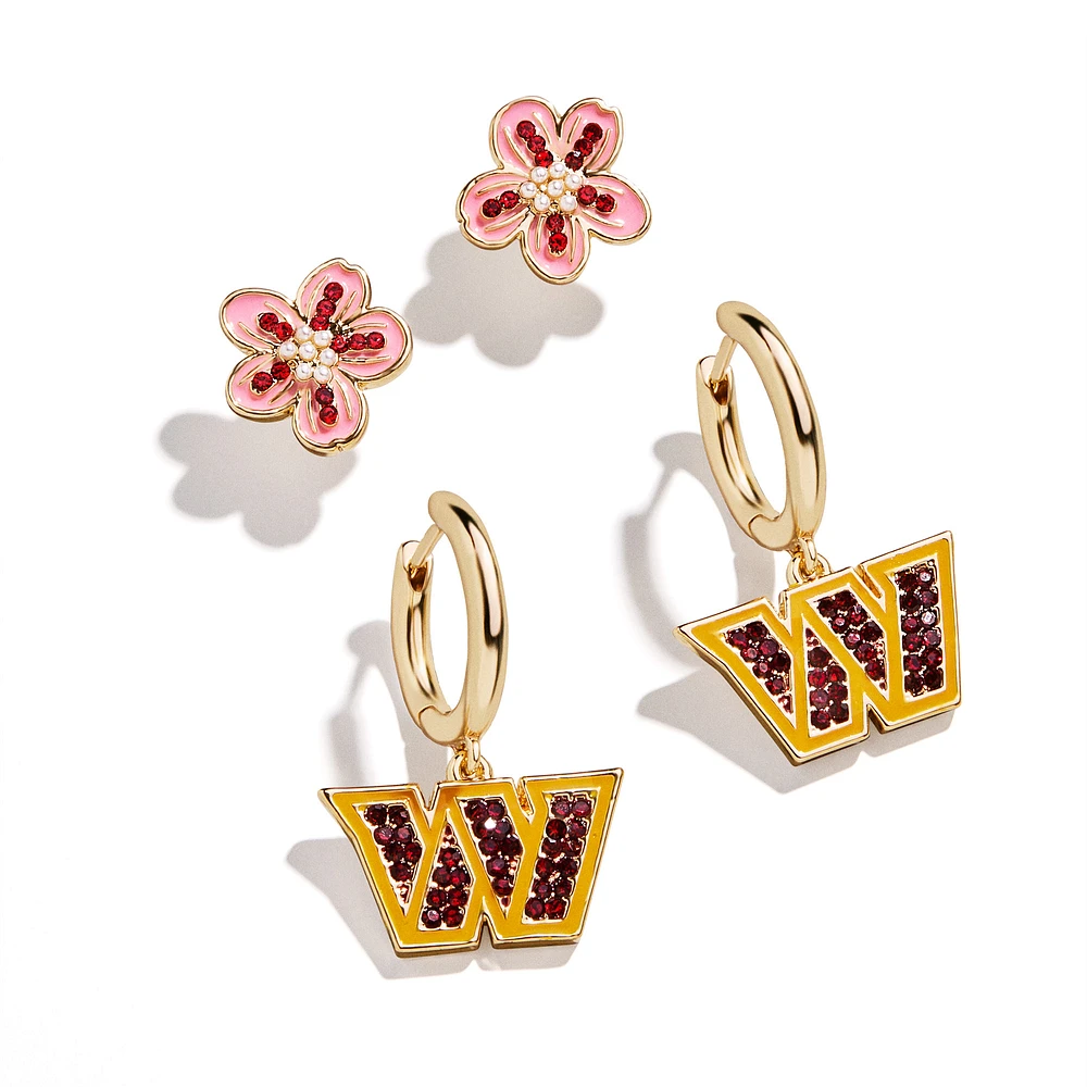 BaubleBar Washington Commanders Set of Two Earrings