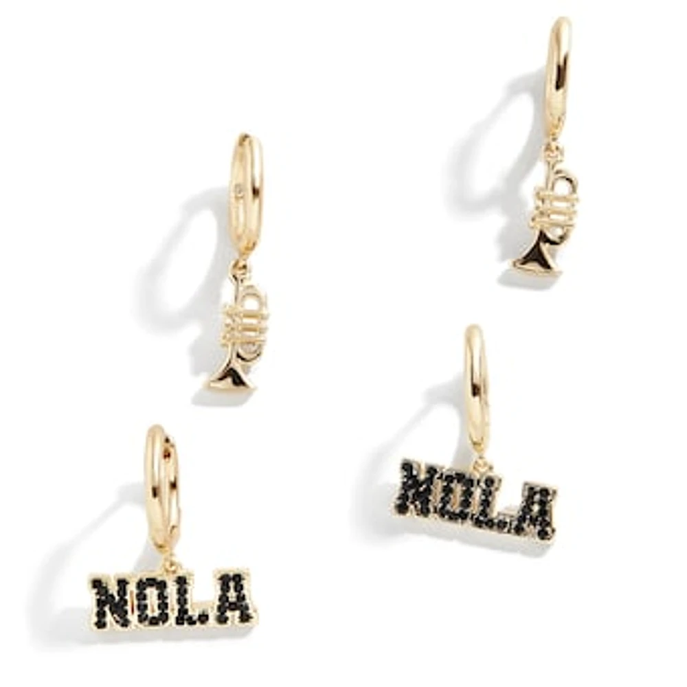 BaubleBar New Orleans Saints Set of Two Earrings