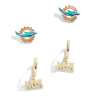 BaubleBar Miami Dolphins Set of Two Earrings