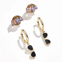 BaubleBar Los Angeles Rams Set of Two Earrings