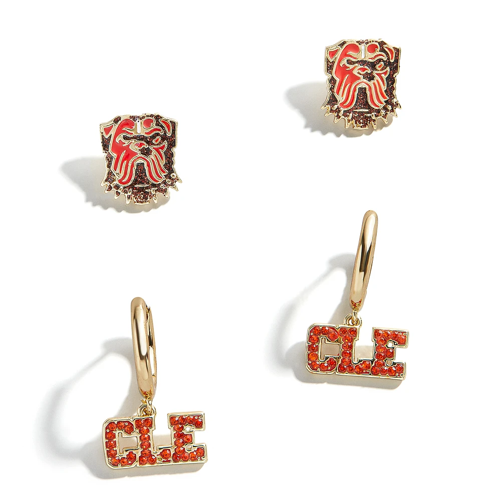 BaubleBar Cleveland Browns Set of Two Earrings