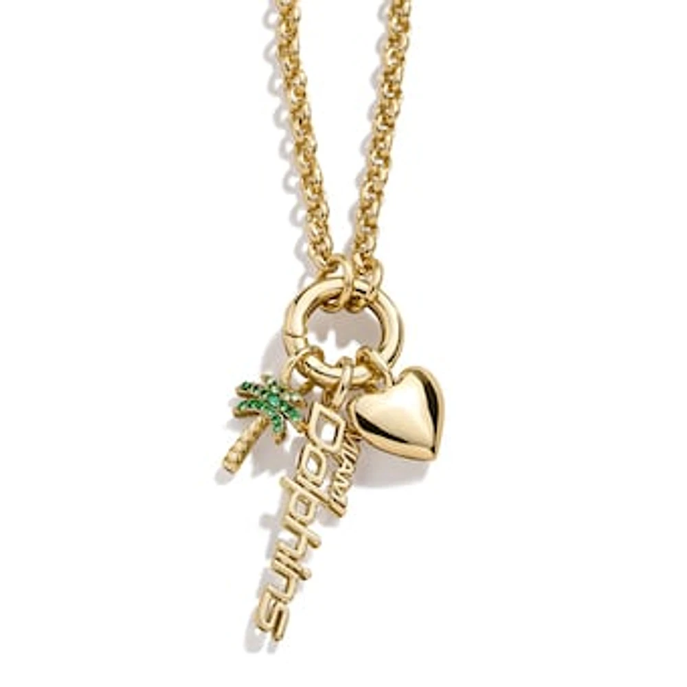 WEAR by Erin Andrews Miami Dolphins Charm Necklace