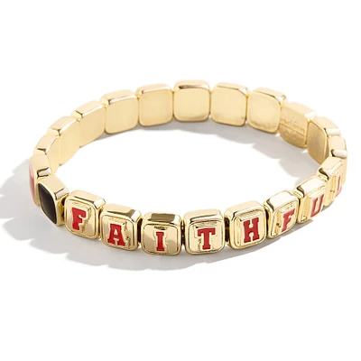 WEAR by Erin Andrews x BaubleBar San Francisco 49ers Tile Bracelet