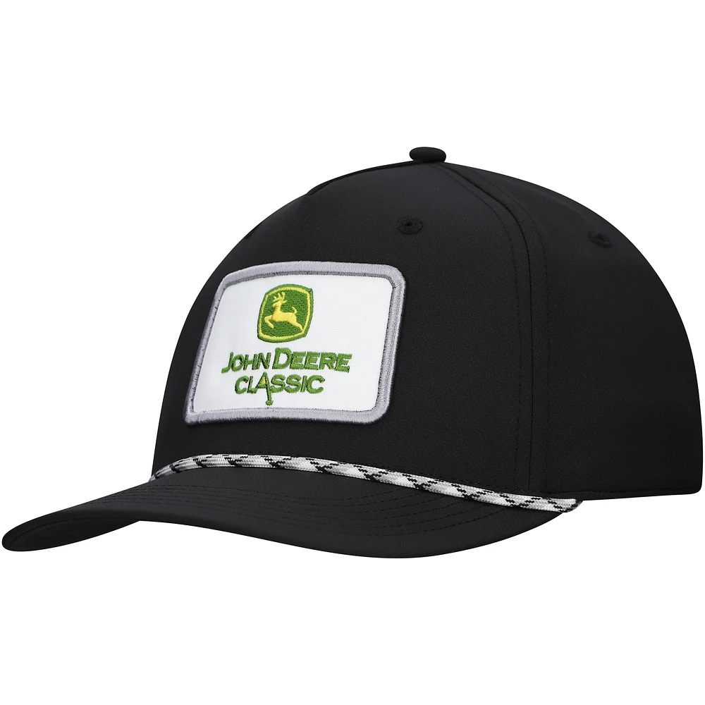 Men's Ahead Black John Deere Classic Alto Rope AeroSphere Adjustable Hat