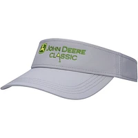 Unisex Ahead Gray John Deere Classic Cirrus Adjustable Visor