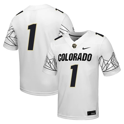 Men's Nike White Colorado Buffaloes Untouchable Game Jersey