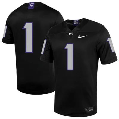 Men's Nike #1 TCU Horned Frogs Untouchable Football Jersey