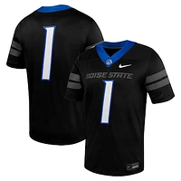 Men's Nike #1 Black Boise State Broncos Untouchable Football Jersey