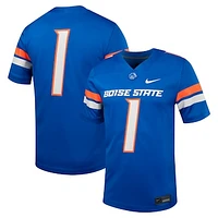 Men's Nike #1 Royal Boise State Broncos Untouchable Football Jersey