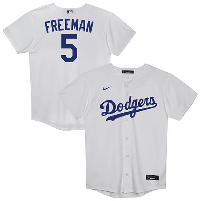 Preschool Nike Freddie Freeman White Los Angeles Dodgers Home Replica Player Jersey