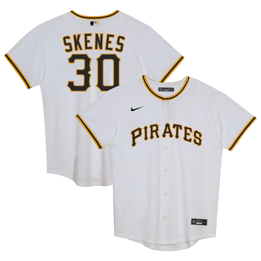 Preschool Nike Paul Skenes White Pittsburgh Pirates Home Replica Player Jersey