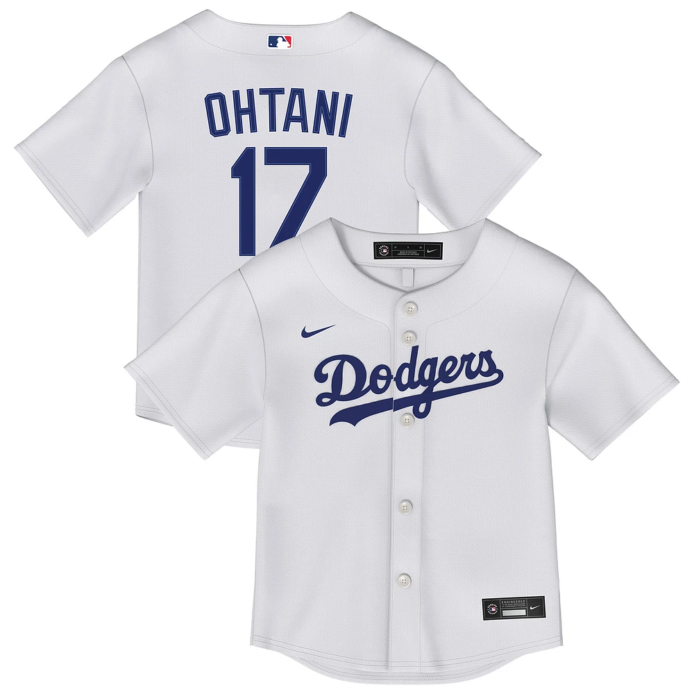 Toddler Nike Shohei Ohtani White Los Angeles Dodgers Home Replica Player Jersey