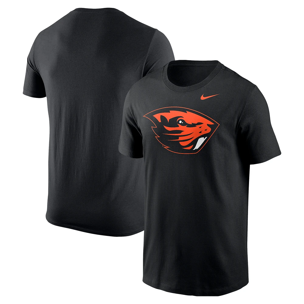 Men's Nike Black Oregon State Beavers Logo T-Shirt