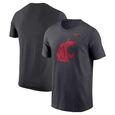 Men's Nike Anthracite Washington State Cougars Logo T-Shirt