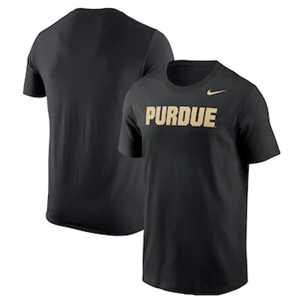 Men's Nike Black Purdue Boilermakers Logo T-Shirt