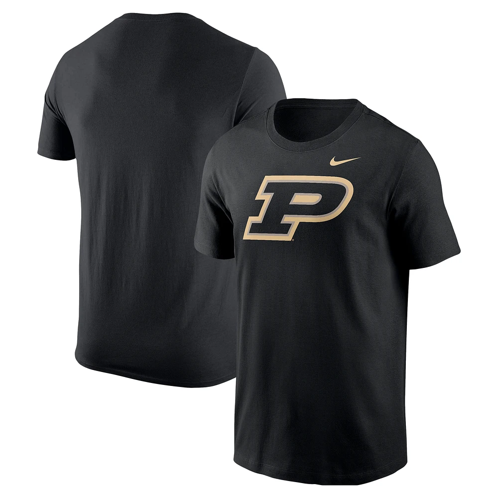 Men's Nike Black Purdue Boilermakers Logo T-Shirt